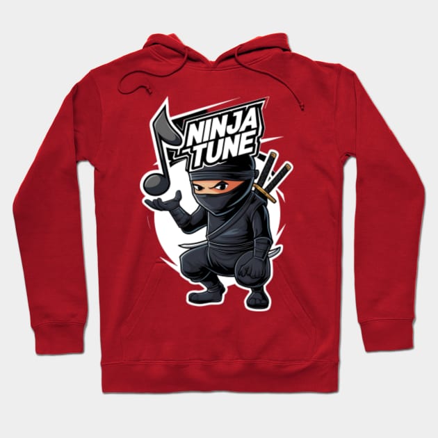 Ninja Tune Cartoon Graphic Ninja Hoodie TeePublic